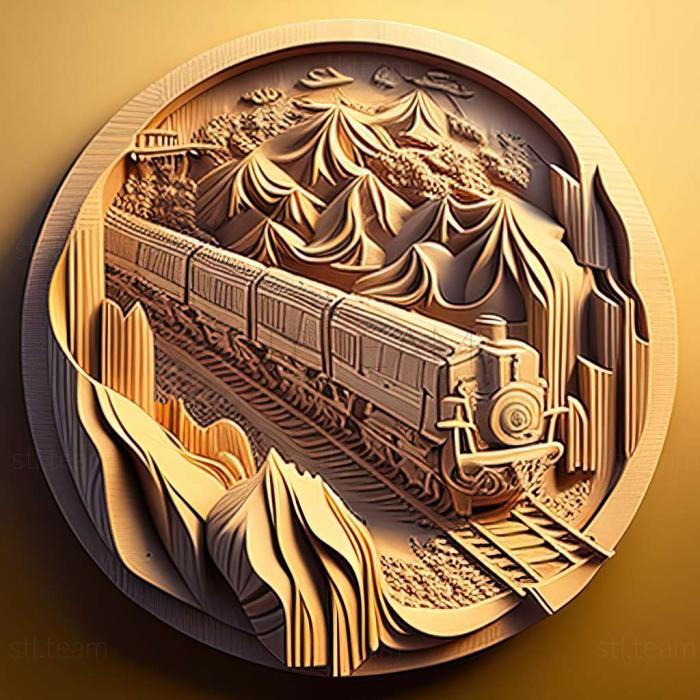 3D model Sid Meiers Railroads game (STL)